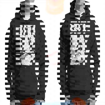 Birthday Boy Baseball Batter Catcher Pitcher Baseball Theme Hoodie - Thegiftio UK
