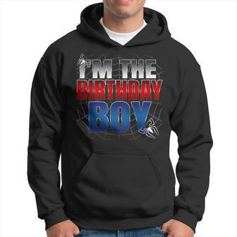 Im The Birthday Boy Spider Web Family Matching Hoodie - Seseable