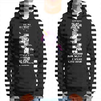 Bitte Nicht Ansprechen Ich Bin Wirklich So Angervt Einhorn Hoodie - Seseable