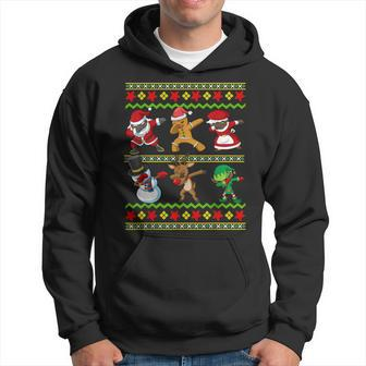 Black African American Squad Santa Claus Mrs Claus Christmas Hoodie - Monsterry CA