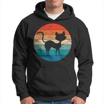 Black Cat 70S 1970S Retro Theme Party Style Vintage Costume Hoodie - Monsterry