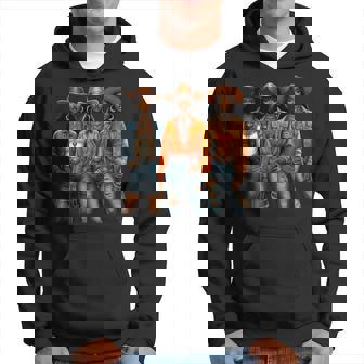 Black Cowgirl Melanin Western Rodeo Texas Black History Hoodie - Seseable