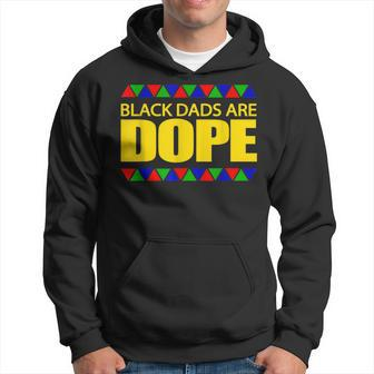 Black Dad's Are Dope Fathers Day Graphic Men's Hoodie - Monsterry DE