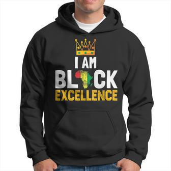 I Am Black Excellence Black History Month Pride & Women Hoodie - Thegiftio UK