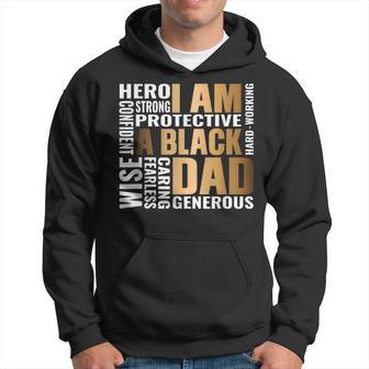 Black Father King Fathers Day Dad Matter Husband Dope Leader Hoodie - Monsterry