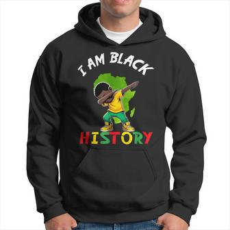 I Am Black History Boys Black History Month Celebrating Hoodie - Seseable