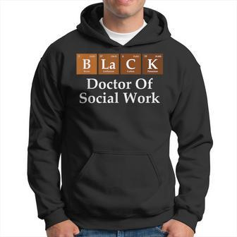 Black History Doctor Of Social Work Graduation Hoodie | Mazezy DE