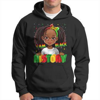 Black History Month For Kid Girls I Am Black History Hoodie - Seseable