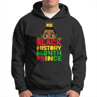 Black History Month Prince African Melanin Boy Toddler Sons Hoodie - Monsterry DE