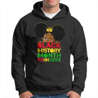 Black History Month Princess African Melanin Girls Toddler Hoodie - Monsterry
