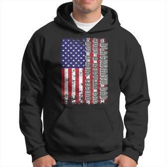 Blacksmith Dad Just A Regular Dad But A Real Legend Us Flag Hoodie - Monsterry