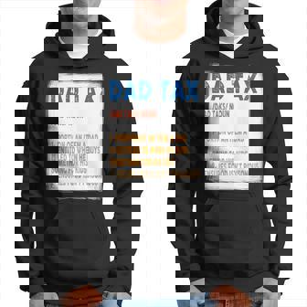 Bleached Dad Tax Definition Father's Day Hoodie - Thegiftio UK