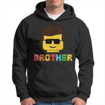 Block Brick Building Brother Master Builder Matching Family Hoodie - Seseable