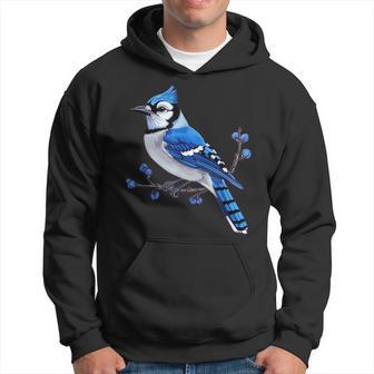 Blue Jay Graphic Hoodie - Thegiftio UK