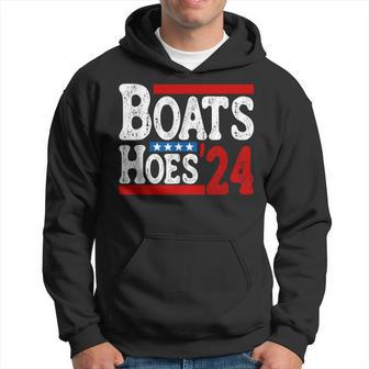 Boats & Hoes 24 Vintage Logo For Your Step Brothers Hoodie - Seseable