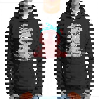Bonito Pañuelo De Cerdo Divertido Amantes De Los Cerditos Sudadera - Regaloses