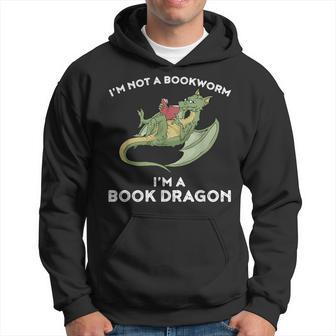 Book Dragon Kein Buchwurm Sondern Ein Dragon Hoodie - Seseable