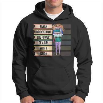 With A Book Reading Hoodie - Seseable