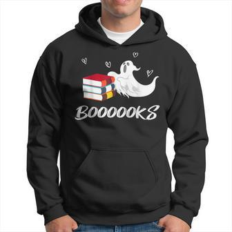 Books Boooooks Ghost Loving Cute Humor Parody Hoodie - Monsterry CA