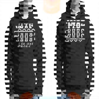 Born In 2008 Birthday Birthyear Vintage Retro Distressed Hoodie - Monsterry