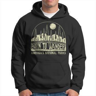 Born To Wander America's National Park Hoodie - Seseable