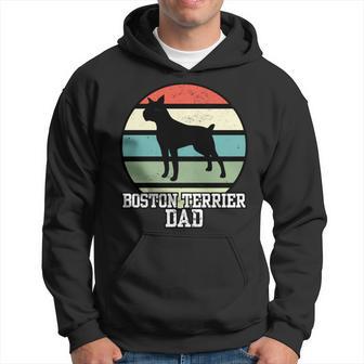 Boston Terrier Papa I Retro Boston Terrier Kapuzenpullover - Geschenkecke