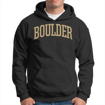 Boulder Boulder Sports College-Style T Co Hoodie - Monsterry AU