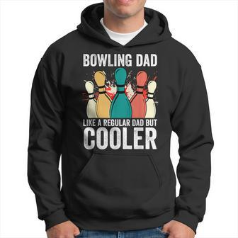 Bowling Dad Vintage Father's Day For Bowler Hoodie - Seseable