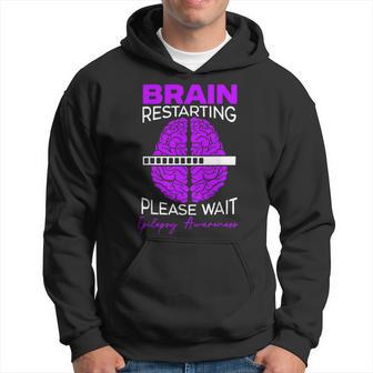 Brain Restarting Please Wait Epileptic Epilepsy Awareness Hoodie - Thegiftio UK