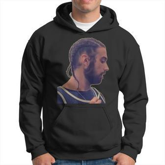 Brandon Darts In A Jersey Hoodie - Seseable