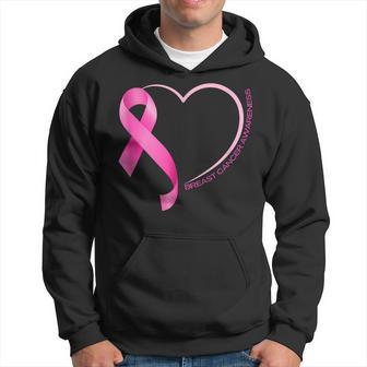 Breast Cancer Awareness Pink Ribbon Fight Cancer Hoodie - Thegiftio UK