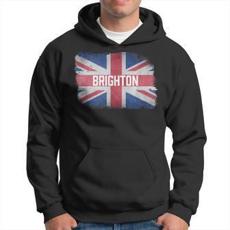 Brighton United Kingdom British Flag Vintage Uk Souvenir Hoodie - Monsterry UK