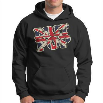 Brit Pop Classic Music Scene From The 90'S Big Vintage Worn Hoodie - Monsterry