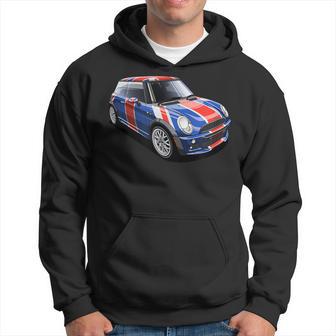 British Classic Sports Car Union Jack Mini Hoodie - Thegiftio UK