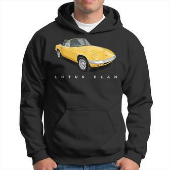 British Classic Super Cars Lotus Elan Hoodie - Monsterry