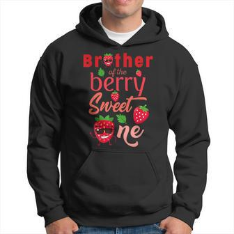 Brother Of The Berry Sweet One Strawberry First Birthday Hoodie - Monsterry AU