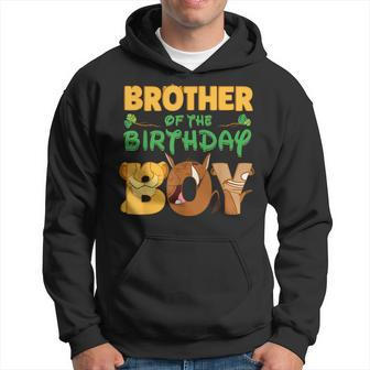 Brother Of The Birthday Boy Lion Family Matching Hoodie - Monsterry UK
