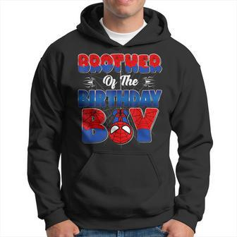 Brother Of The Birthday Boy Spider Family Matching Hoodie - Seseable