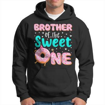 Brother Of The Sweet One 1St Birthday Donut Theme Family Hoodie - Seseable