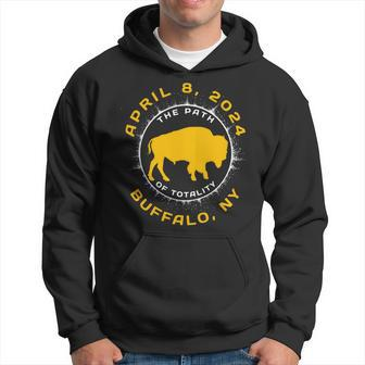 Buffalo New York Solar Eclipse April 8 2024 Totality Hoodie - Seseable