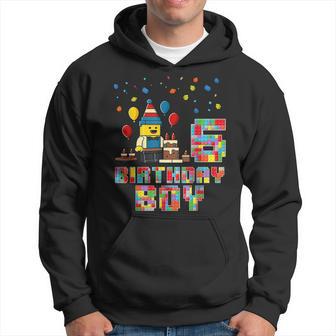 Building Bricks 6Th Birthday Boy Master Builder 6 Years Old Hoodie - Monsterry DE