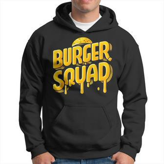 Burger Squad Lover Fast Food Vintage Hoodie - Monsterry