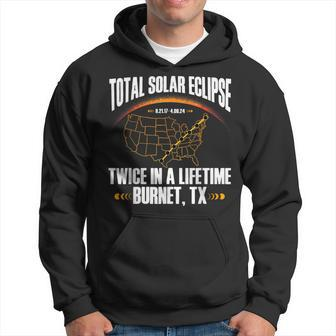 Burnet Texas Tx Total Solar Eclipse Party 2024 Totality Hoodie | Mazezy