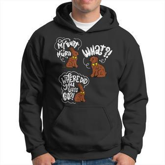 My Butt Hurts What Easter Chocolate Bunny Meme Joke Hoodie - Monsterry