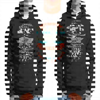 Cadeau Pour Le Papy Motard Humour Papou Grand-Père Sweat à capuche - Cadeauxyz