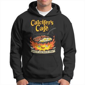 Calcifer's Cafe May All Your Bacon & Eggs Be Crispy Cooking Hoodie - Monsterry CA