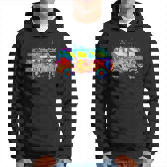 Camper Van And Camper Bus In Cool And Rv Hoodie - Thegiftio UK