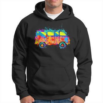 Camper Van And Camper Bus In Cool And Rv Hoodie - Thegiftio UK