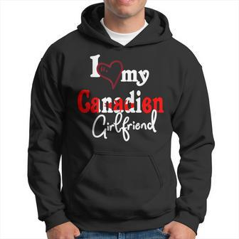 Canada I Love Canadien Girlfriend Couple Matching Hoodie - Monsterry