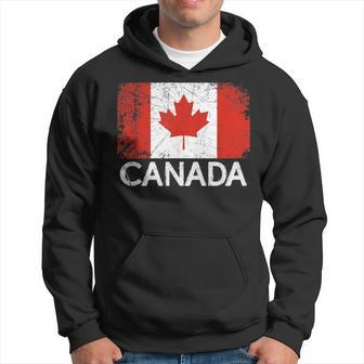 Canadian Flag Vintage Made In Canada Hoodie - Monsterry DE